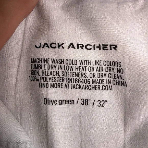 Jack Archer Jetsetter Pants Men 38x30 Black Blue Green Golf Performance Lot Of 3 - Picture 12 of 16